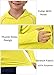 Kids Fishing Shirts UV Sun Shirt Hooded Rash Guard Dri Fit Long Sleeve Shirts Thumb Hole for Workout Camping Kayaking Draft Yellow