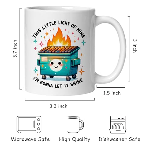 Taza de cerámica blanca 11oz para café miniatura 6