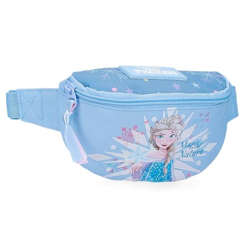 Disney Joumma Sac banane magique La Reine des Neiges, petit, bleu, 27 x 11 x 6,5 cm, polyester de Joumma Bags, bleu, petit sac banane, bleu, Taille unique,...