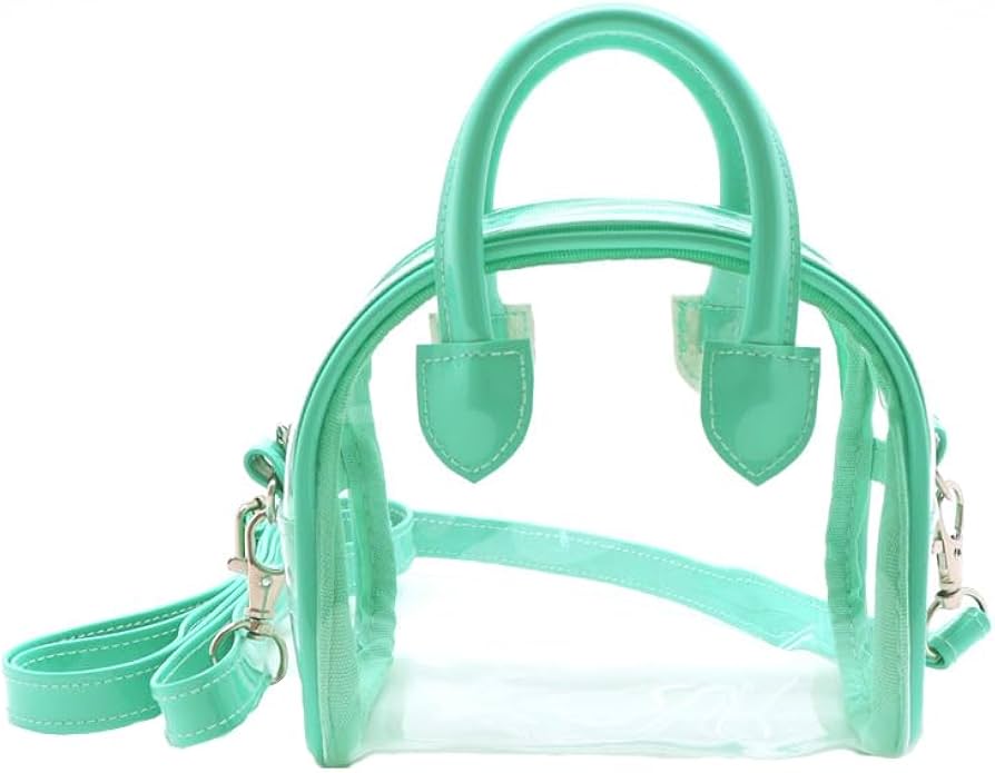 Amazon.co.jp: CONC CO449 ボストン型クリアぬいポーチ グリーン