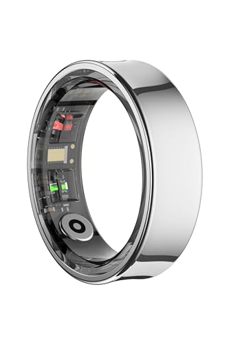 Blaupunkt Smart Ring V2 | kein ABO | Keine unsichere Cloud | Edelstahl | Schritte, Schlaf, Puls, Blutsauerstoff SpO2, Kalorien, HRV, Sport-Aktivitäten | IP68 | für Android und iOS | Silber | Größe 11 Blaupunkt Smart Ring V2 | kein ABO | Keine unsichere Cloud | Edelstahl | Schritte, Schlaf, Puls, Blutsauerstoff SpO2, Kalorien, HRV, Sport-Aktivitäten | IP68 | für Android und iOS | Silber | Größe 11