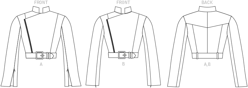 Miniatura 3 de McCall's Moto - Kit de patrón de costura unisex para chaqueta, código M8188, tallas XS a XL, multicolor