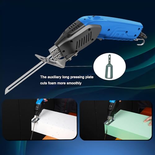 200W Air-Cooled, Electric Hot Knife - Foam Cutting Tool with Blades & Accessories Use Foam Cutter for Engraving and DIY Handmade