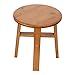 FikaLife Petits tabourets Polyvalents à la Maison tabourets Bas bancs en Bambou pour Enfants pour Fournitures de Salon à la Maison(Grand Rond)