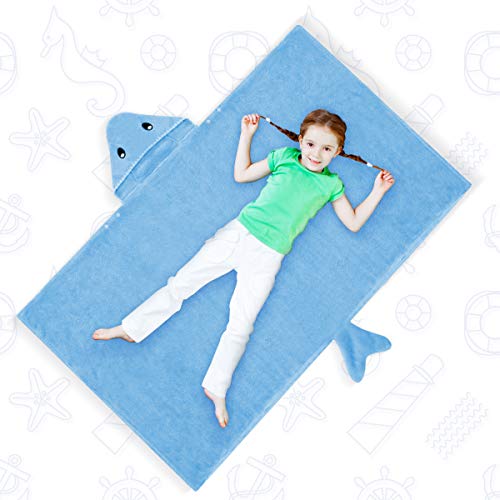 Romasa MI-US-11-05 Toddler Hooded Bath Towel Ultra Soft Towel Highly Absorbent Bathrobe Blanket For Boys Girls- 27.5 Inch X 55" thumb #5