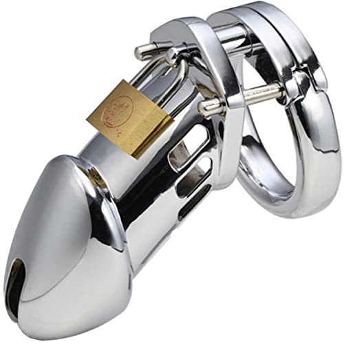 Metall Peniskäfig Keuschheitsgürtel für Männer Gross mit Schloss Käfiglänge 9cm Ring ⌀5cm BDSM Sexspielzeug für Sklaven Chastity Cage Male Cock Cage Penis Käfig für Anfänger N31 Metall Peniskäfig Keuschheitsgürtel für Männer Gross mit Schloss Käfiglänge 9cm Ring ⌀5cm BDSM Sexspielzeug für Sklaven Chastity Cage Male Cock Cage Penis Käfig für Anfänger N31