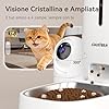 DAISTERN Distributore Automatico Cibo WiFi per Gatti e Cani con Telecamera HD 1080P, Dispenser Crocchette con Camera Rimovibile, Visione Notturna, Supporto 2,4G/5G, AI Funzione, Tuya App