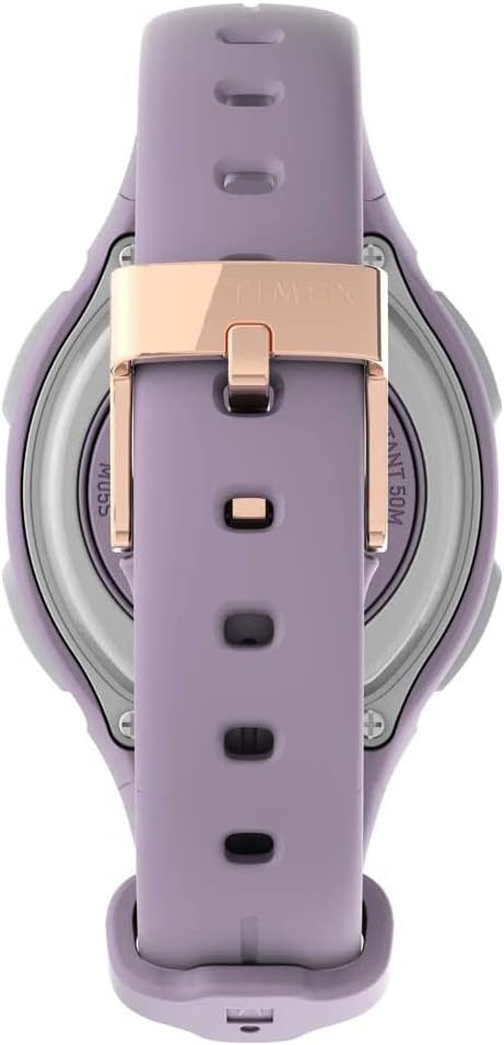 Side view of the Timex Ironman watch showing the profile og knapper.