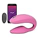 Produktbild We-Vibe Sync 2 Paarvibrator für sie und ihn - Sexspielzeug für Paare - stimuliert Klitoris und G-Punkt - Wasserdicht - Ferngesteuert und mit App - Rosa
