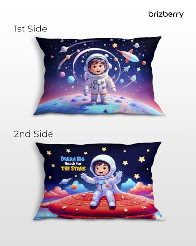 Image of Brizberry Kids Pillow Cushion with Super Soft Fabric | Animal & Cartoon Prints | 12x18 inches (Design 7)