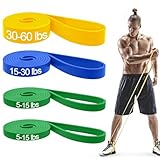 Pull Up Bands, Resistance Bands, Pull Up Assistance Band Resistance Exercise Bands for Men & Women Working Out, Body Stretching, Physical Therapy, Muscle Training - Blue Model 001