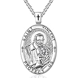 Meaningful Jewelry - St. Vincent is the patron saint of charitable societies and works of charity. A number of organizations specifically inspired by his work and teaching are grouped in a loose federation known as the Vincentian Family Exquisite Cra...