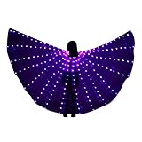 ϡAlas LED: cuando se enciende la luz, los colores serán más vivos y podrá sentir la novedad que traen los colores en la luz cambiante. Las alas de mariposa LED con alto rendimiento de seguridad pueden proteger eficazmente su seguridad.