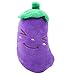 KISSFRIDAY Série De Légumes Aubergine En Forme De Squeaker En Peluche Son Jouets Dentition À Mâcher Jouets