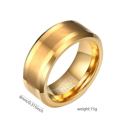 ringheart Couple Rings Matching Ring CZ Yellow Gold Plated Women Wedding Ring Sets for Him and Her Rings2
