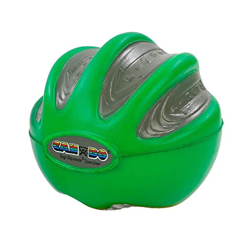CanDo Digi-Squeeze Hand Exerciser, Green: Medium Resistance, Small