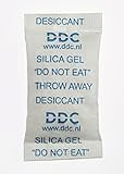 Silicagel Tyvek 2 g – Silica-Kugeln zur Konservierung, 1000 Stück Entfeuchtergranulat zur Feuchtigkeitsreduzierung - Silicagel-Trockenmittel zum Schutz von Medikamenten.