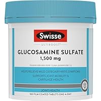 Swisse Ultiboost Glucosamine Sulfate 1,500mg - Supports Joint Mobility & Cartilage Health - 180 Tablets