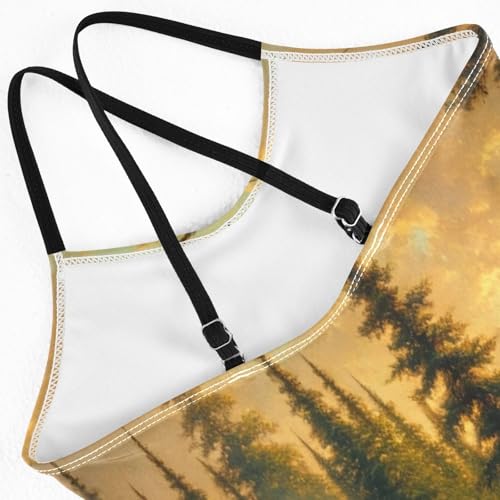 Lake Cabin Dusk Bathing Suits for Girls Kids Swimsuits Summer Beach One Piece Swimsuits Swimwear4