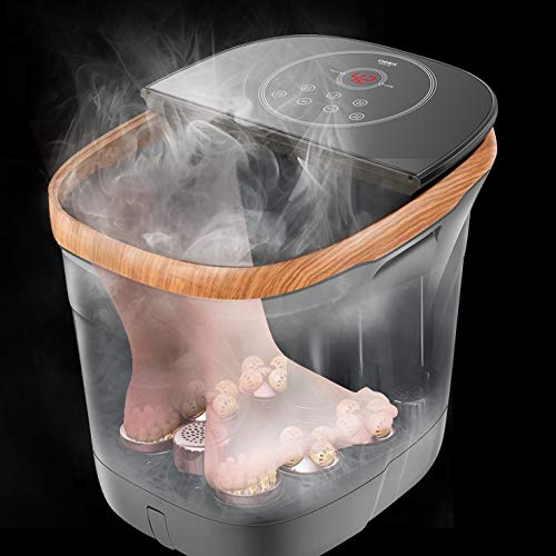 Spa de pies plegable con masaje y burbujas miniatura 5