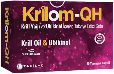 Krilom Qh Krill Oil & Ubikinol 30 Yumuşak Kapsül - Görsel 1