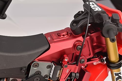 Aluminum 7075 Steering Servo Protector Plate for LOSI 1:4 Promoto MX Motorcycle Dirt Bike RTR FXR LOS06000 LOS06002 Upgrades - Blue