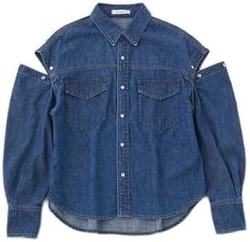 MOUSSY マウジー　CUT OUT DENIM シャツ MOUSSY（マウジー）の「CUT OUT DENIM シャツ（シャツ/ブラウス