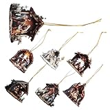 Uonlytech 7 Stück Acryl Weihnachtskrippen Ornament mit 3D Effekt Christlicher Christbaumschmuck zum Aufhängen Leichte Hängedekoration für Baum und Auto Rückspiegel