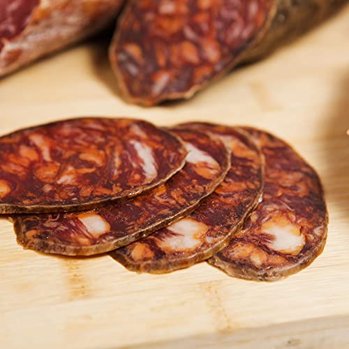 Miniatura 5 de Chorizo Ibérico De Bellota Loncheado 50 Raza Ibérica 500 G 5 100 G Curación 16 Meses Cert. Hycer Guijuelo Salamanca Abeiou