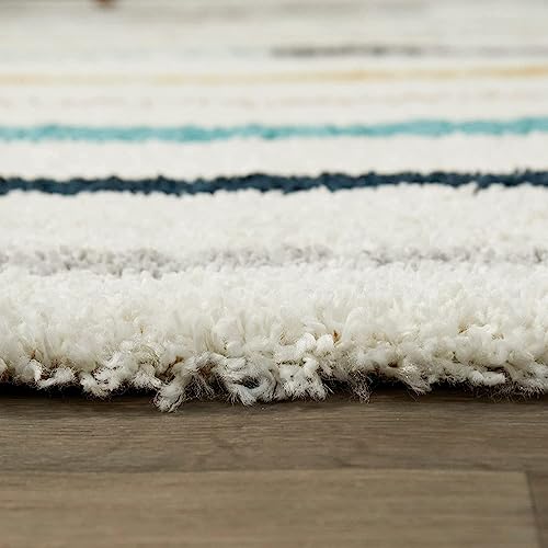 Image of Carpet for Living Room 7x7 Feet Square Anti Skid Rug Colour Multy
