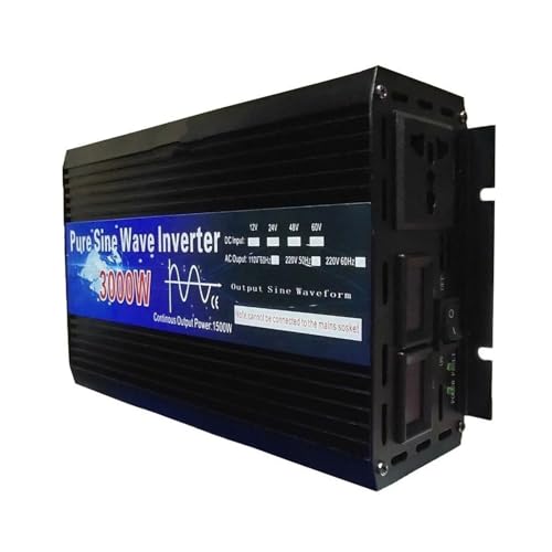 Onduleur solaire onde sinusoïdale 48V vers 220V 3000W avec écran LED