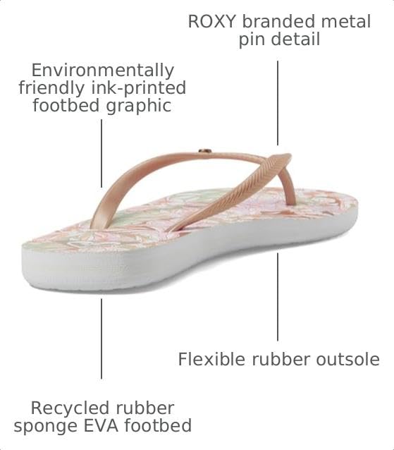 Image of Roxy womens Bermuda Sandal Flip Flop | Beach Sandals