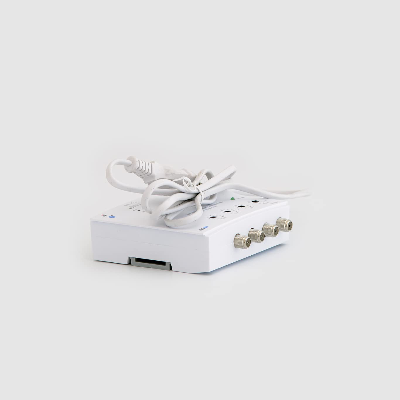 D-Home - Amplificatore TV TNT Interno 4 Uscite 26dB Filtrato 4G-5G, funziona con App TV Finder