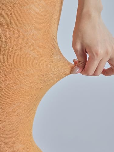 Image of Sahabowi Women Tights, Sheer High Waist Pantyhose, Vintage Control Top Stockings, Siwa6