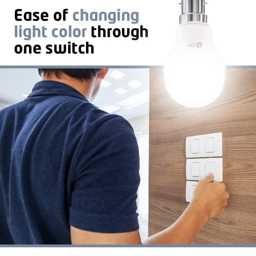 Image of Orient Electric Eternal Shine Moodlight 9W CCT LED Bulb | B22 Base| Color Changing LED Bulb| Cool White, Warm White, Natural White| Pack of 10