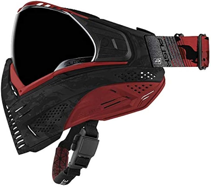 Push Unite Paintball Goggles MASK with Quad PANE Lens and CASE