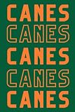 Miami Hurricanes Themed Journal Notebook Multi Green | Canes | Florida