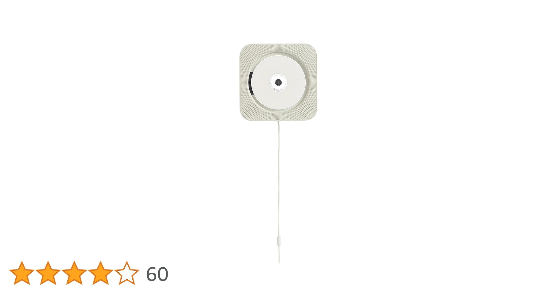 無印良品　壁掛式　CDプレーヤー　CPD-4 Amazon.co.jp: 無印良品 壁掛式CDプレーヤー CPD‐4/76475569 白