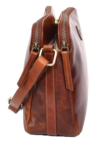 Sac à main en cuir véritable d'exception SICYON finition luxe