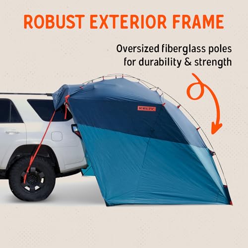 Kelty Backroads Shelter Universal Mounted Car Camping Shelter with Zippered Entry, Sturdy Frame, Protection from Elements, UV, Stuff Duffel Included - Image 8