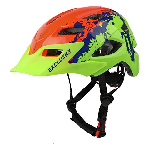 Exclusky Kids Adjustable Bike Helmets Cover