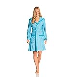 Zielgruppe: Damen Vossen Damen Bademantel Mia Turquoise, xs