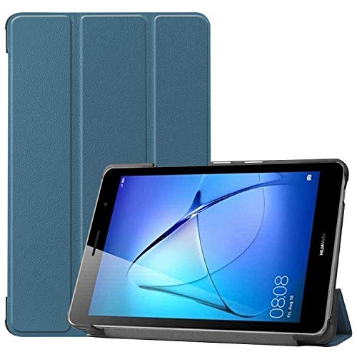 YGoal Coque pour Huawei MatePad T8, Folio Housse avec Multi Angles Etui Housse de Protection pour Huawei MatePad T8 8 Pouce, DVert