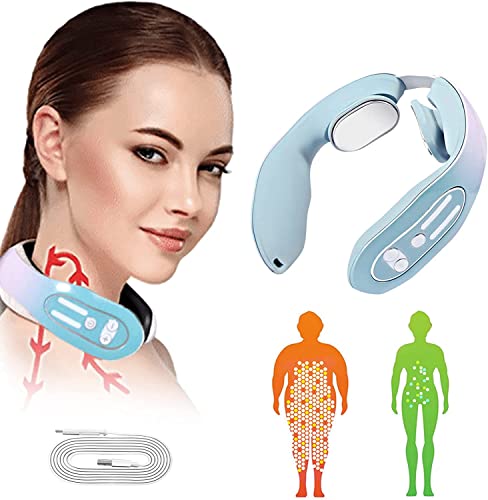 New Upgrade EMS Neck Acupoints Lymphvity Massage Device, Lymphvity Massagegerät, EMS Hals Akupunkte Lymphvity Massagegerät Gerät, Nacken-Massagegerät EMS, Lymphatic Drainage Machine (1PCS) Cover