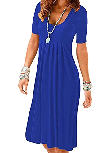 Femmes Summer Beach Jupe au design élégant et coupe fluide à manches courtes