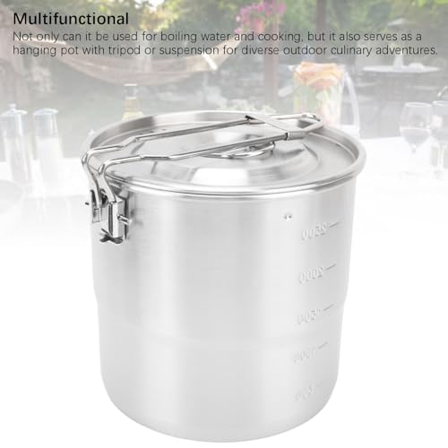 Marmite camping inox 304 multifonction cuisson du riz - 2