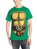 Teenage Mutant Ninja Turtles Men's TMNT Leonardo Front and Back Costume T-Shirt