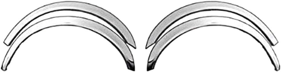 QAA Is Compatible With 2008-2010 Ford F-250 & F-350 Super Duty 4 Piece Molded Stainless Steel Wheel Well Fender Trim Molding, 2" Width WZ48320