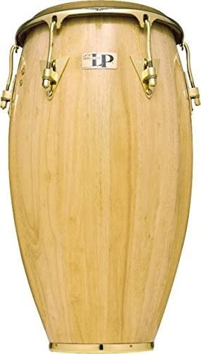 LP Classic Wood Conga, 12 1/2" Tumbadora, Natural Wood/Gold, LP552X-AW