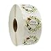 Fogun Lot de 500 étiquettes autocollantes « Happy Holiday » - Papier sulfurisé - Pour décoration de gâteaux, enveloppes, décorations de pâtisserie